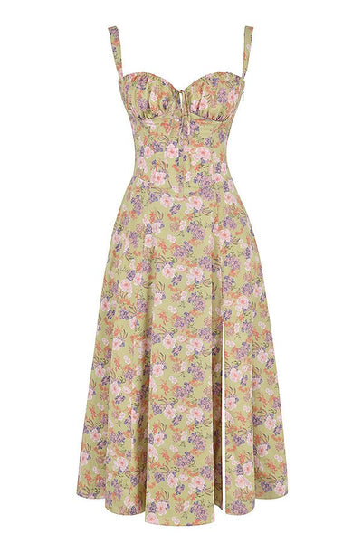 Vanessa - Korsett Midi Kleid Betont Weibliche Formen
