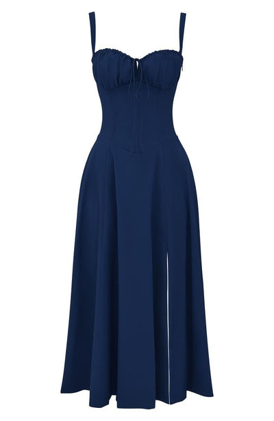 Vanessa - Korsett Midi Kleid Betont Weibliche Formen