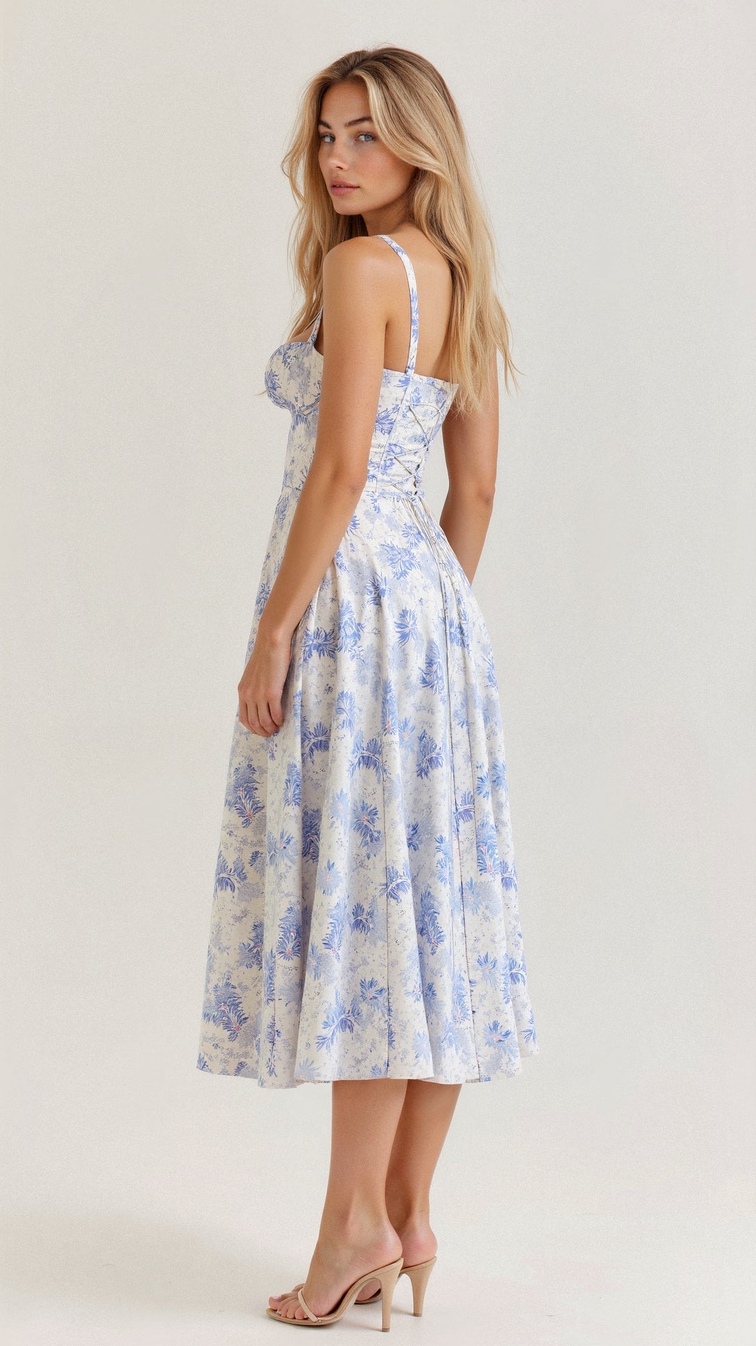 Vanessa - Korsett Midi Kleid Betont Weibliche Formen
