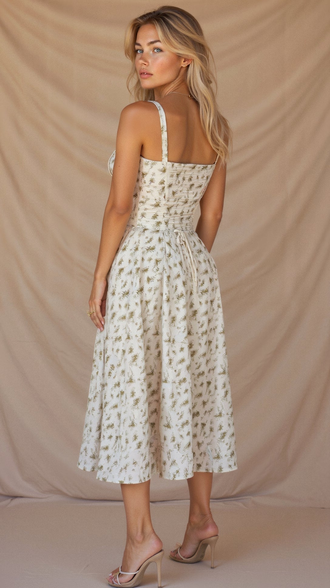 Vanessa - Korsett Midi Kleid Betont Weibliche Formen
