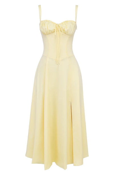Vanessa - Korsett Midi Kleid Betont Weibliche Formen
