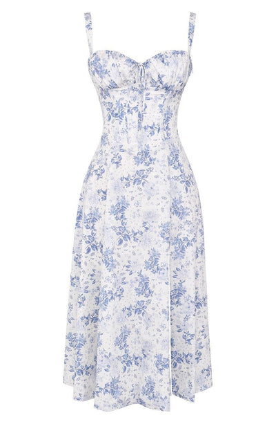 Vanessa - Korsett Midi Kleid Betont Weibliche Formen