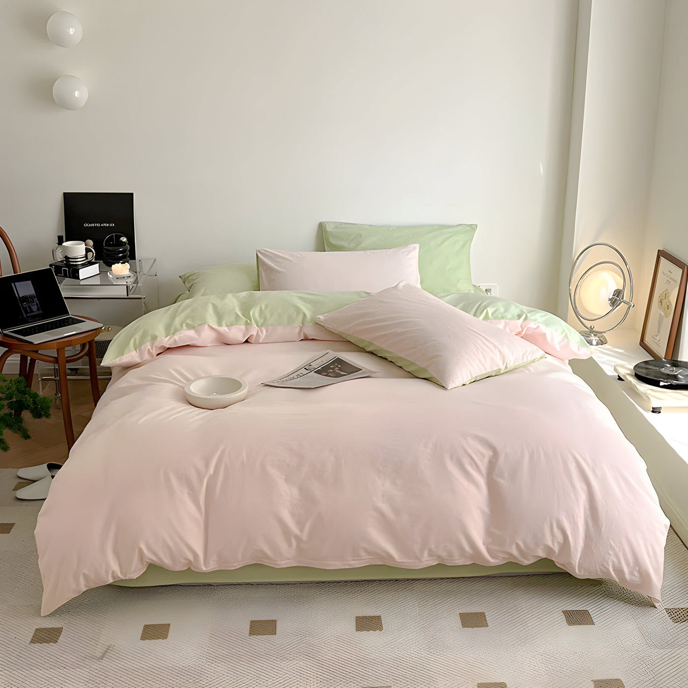 SunriseDream Set - Weich Duo Farbig Bettwaren-Set