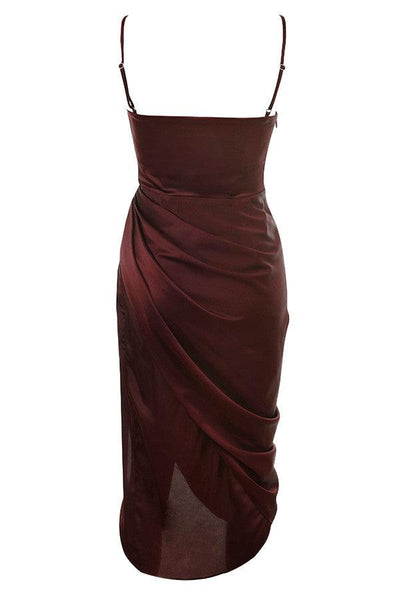 Valen - Elegantes Satin-Abendkleid mit Korsett-Oberteil