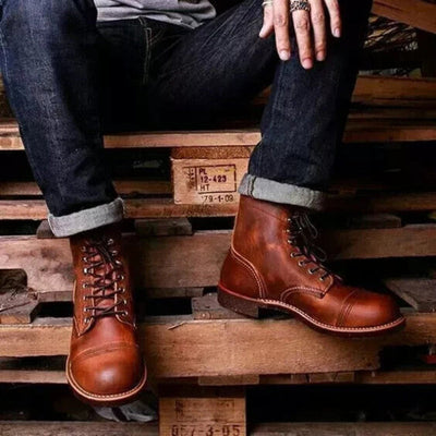 Aaron - Klassische Herren Lederstiefel