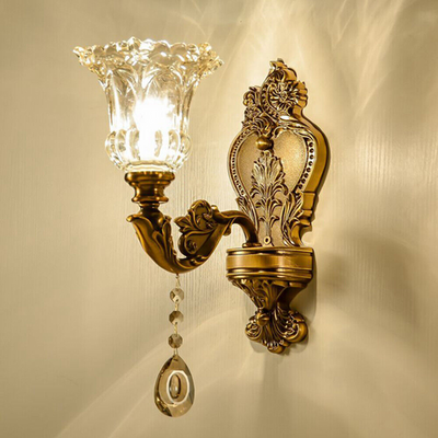 Vintage Goldene Wandleuchte – Aureo