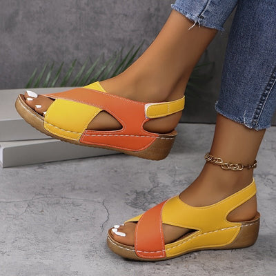 Selma | Retro-Ledersandalen