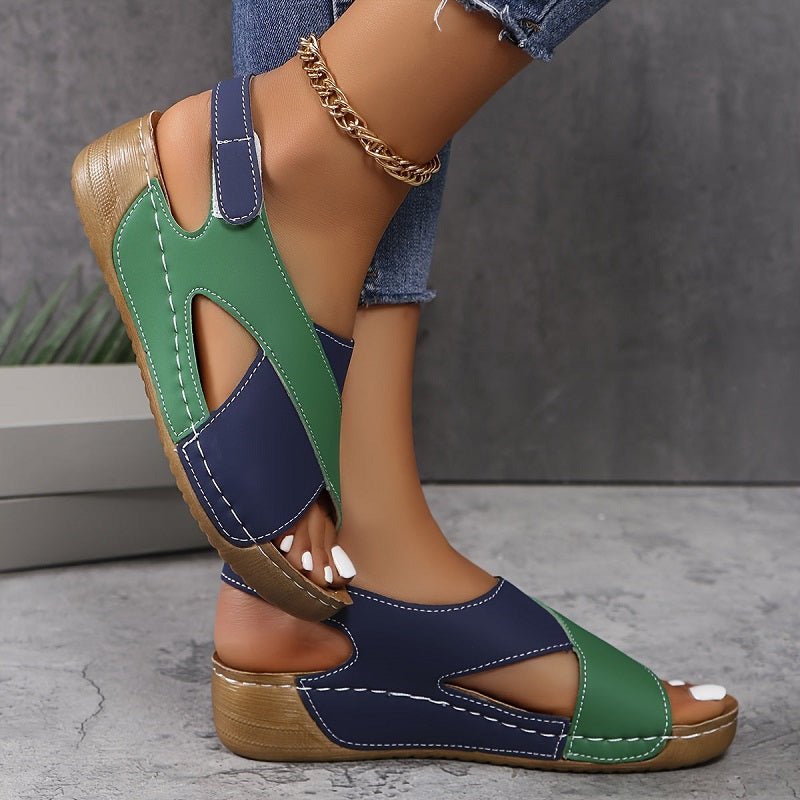 Selma | Retro-Ledersandalen
