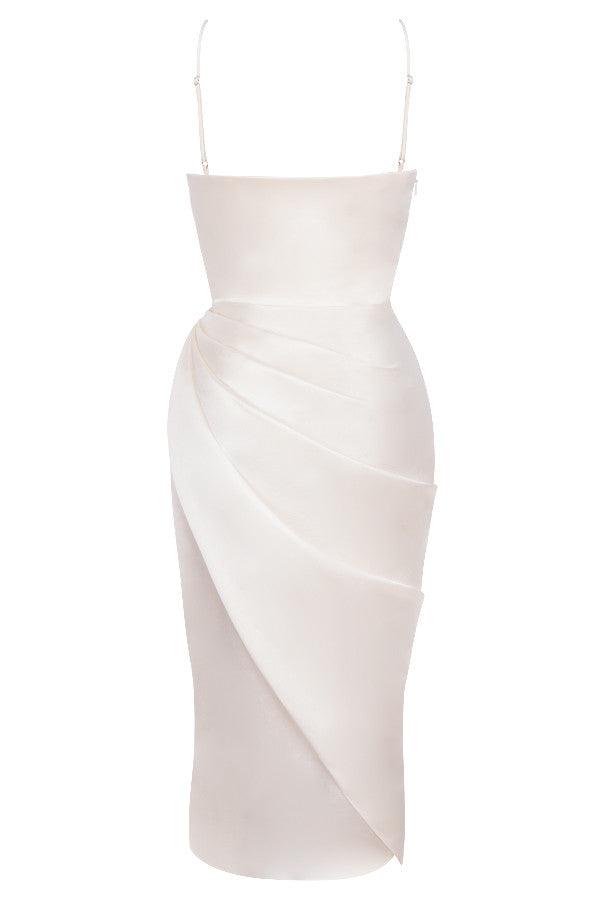 Valen - Elegantes Satin-Abendkleid mit Korsett-Oberteil