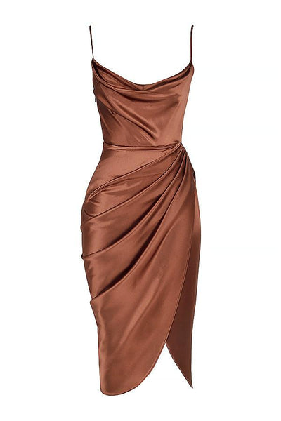 Valen - Elegantes Satin-Abendkleid mit Korsett-Oberteil