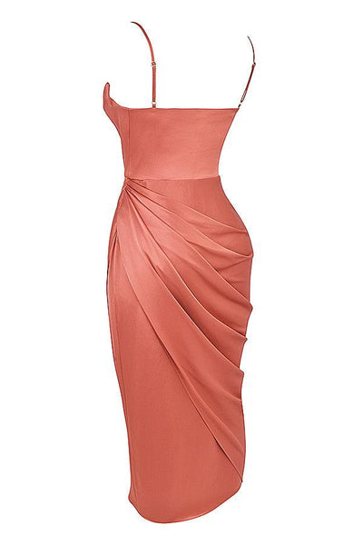 Valen - Elegantes Satin-Abendkleid mit Korsett-Oberteil