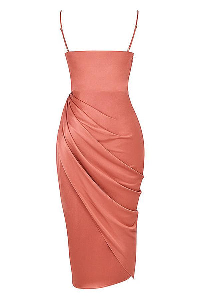 Valen - Elegantes Satin-Abendkleid mit Korsett-Oberteil