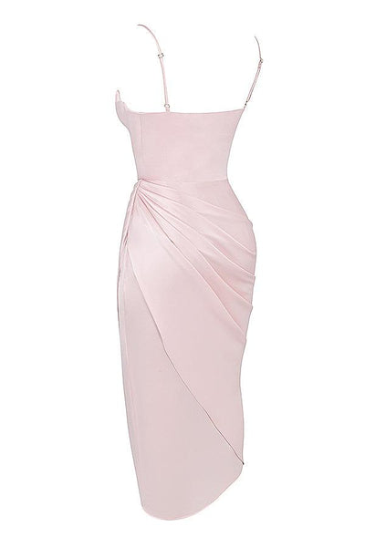 Valen - Elegantes Satin-Abendkleid mit Korsett-Oberteil