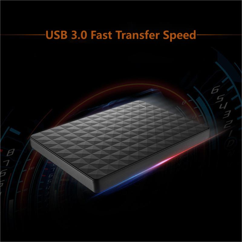 Ultra-dünne tragbare Festplatte 10TB mit USB 3.0 – Axton