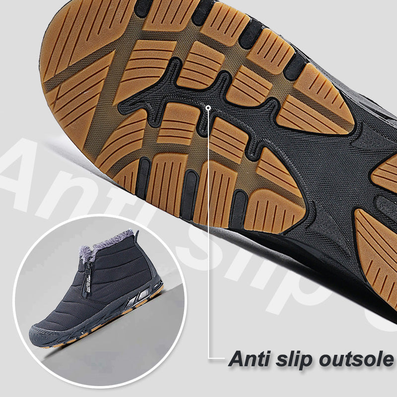 ANDRE |    Warme, wasserdichte Outdoor-Schneestiefel mit Kunstfellfutter für den Winter