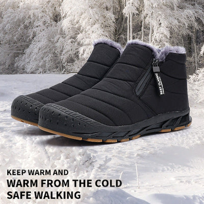 ANDRE |    Warme, wasserdichte Outdoor-Schneestiefel mit Kunstfellfutter für den Winter
