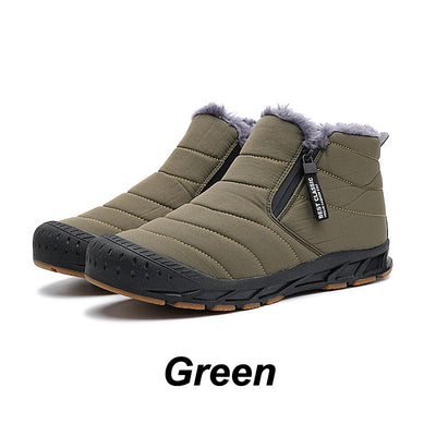 ANDRE |    Warme, wasserdichte Outdoor-Schneestiefel mit Kunstfellfutter für den Winter