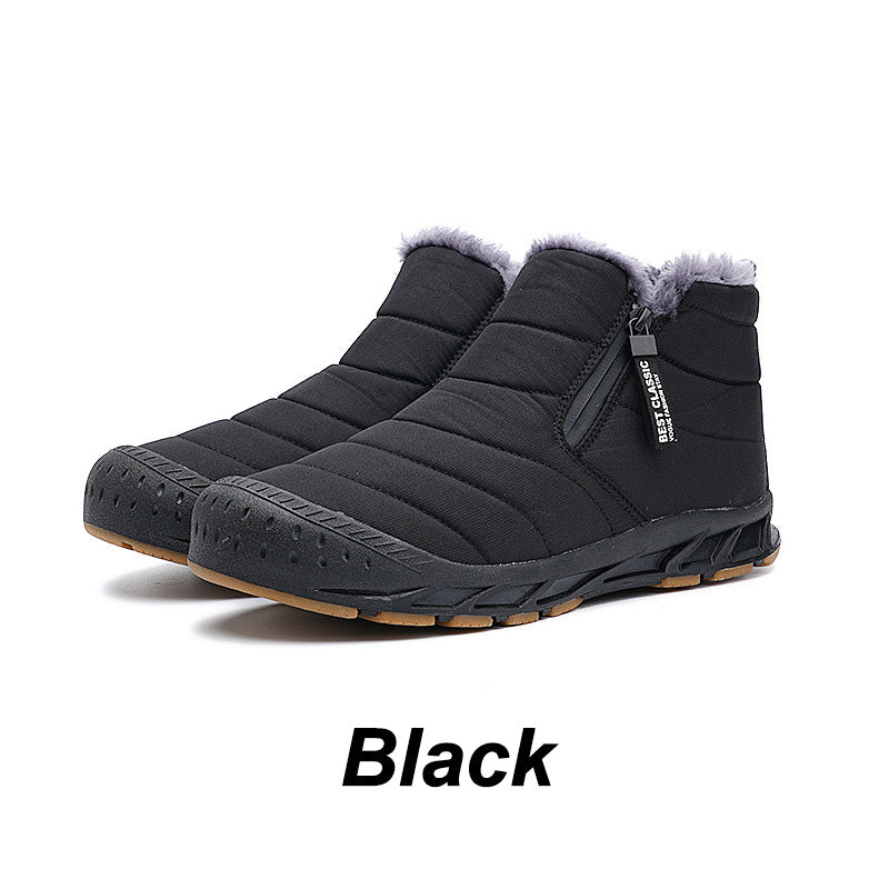 ANDRE |    Warme, wasserdichte Outdoor-Schneestiefel mit Kunstfellfutter für den Winter