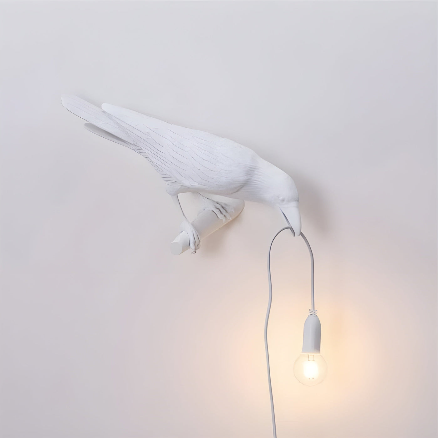 WingLuxe Light - Italienische Vogel-LED-Wandleuchte