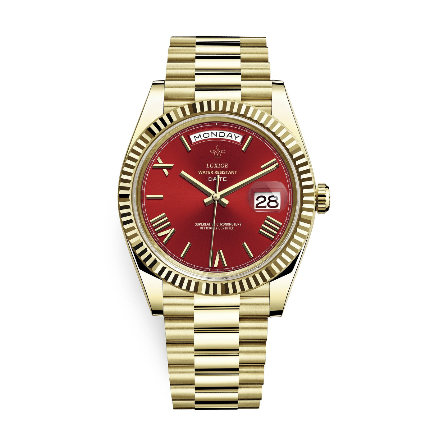 Stilvolle Edelstahl Armbanduhr Nr. 354