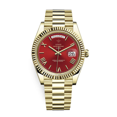 Stilvolle Edelstahl Armbanduhr Nr. 354