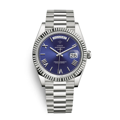 Stilvolle Edelstahl Armbanduhr Nr. 354