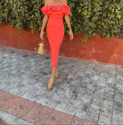 Adaya - Ärmelloses Midi-Kleid